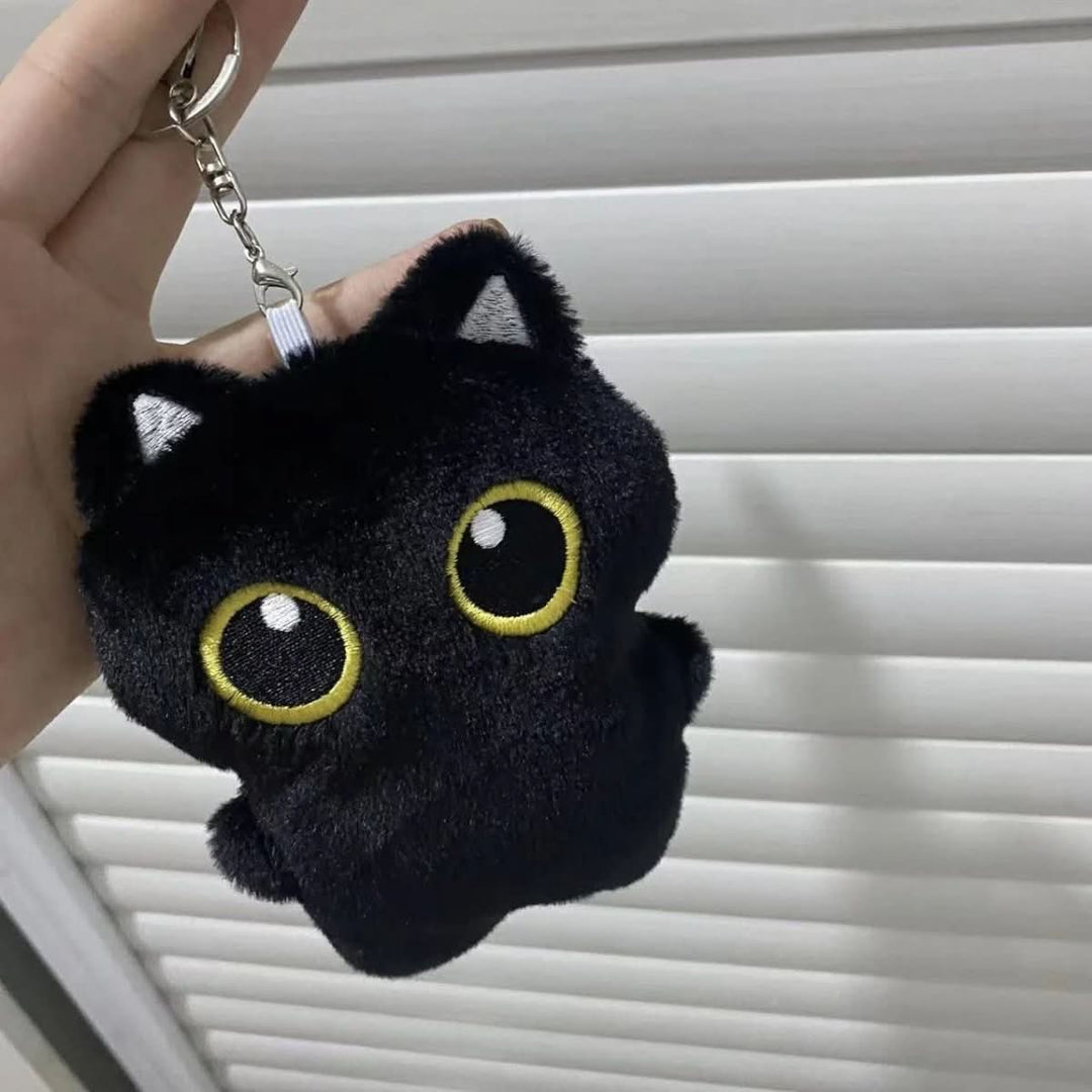 Lisslune | Black Plush Kitten 10 cm for Children