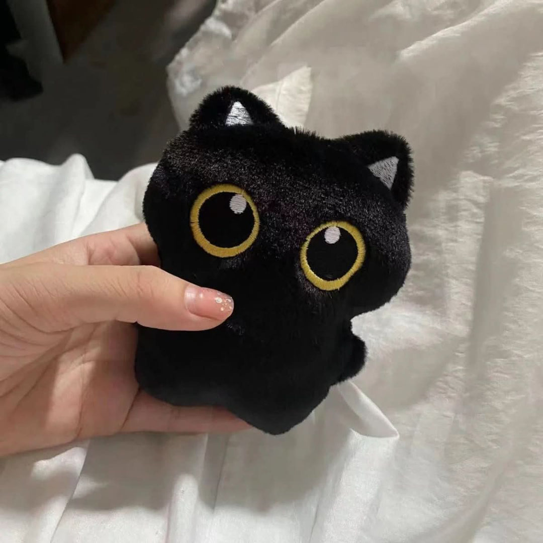 Lisslune | Black Plush Kitten 10 cm for Children