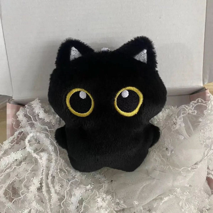 Lisslune | Black Plush Kitten 10 cm for Children