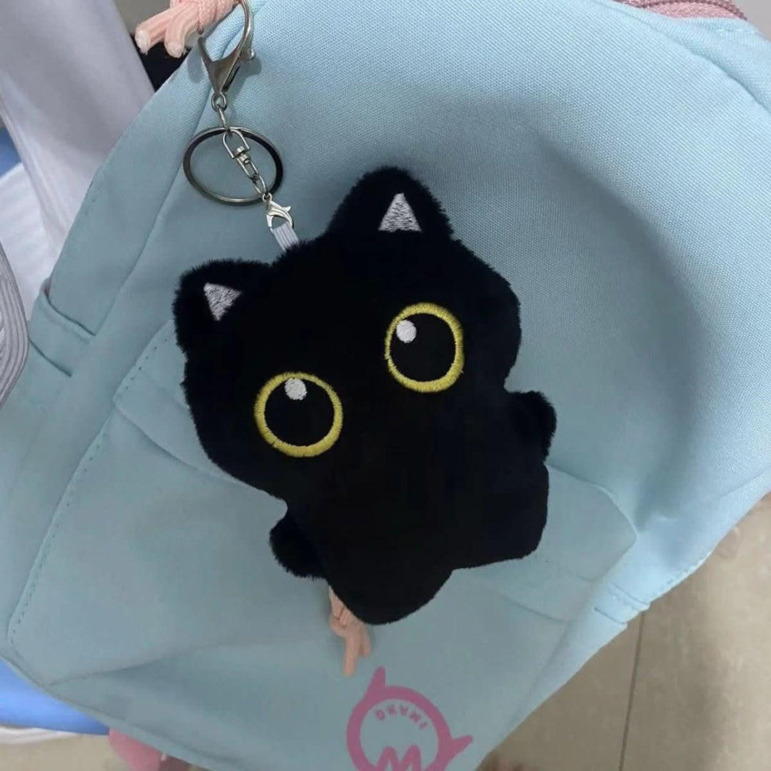 Lisslune | Black Plush Kitten 10 cm for Children