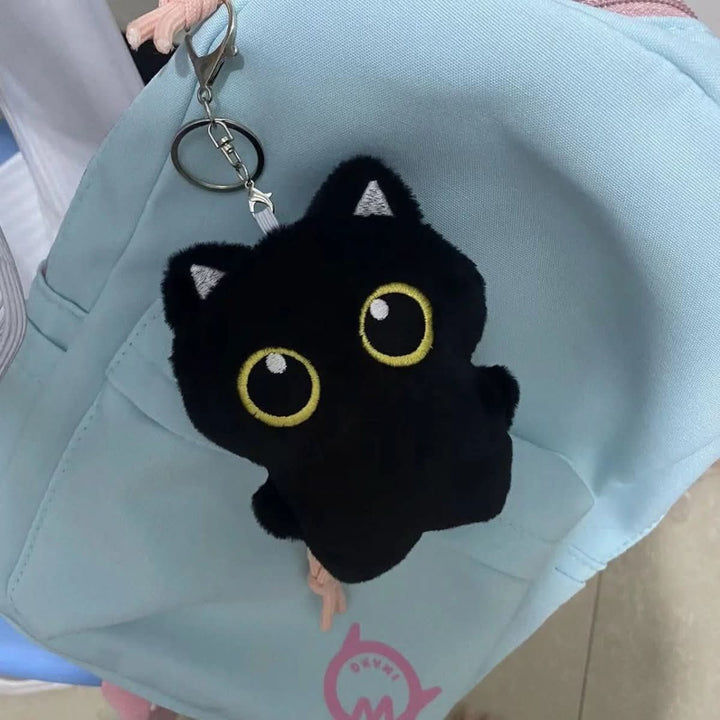 Lisslune | Black Plush Kitten 10 cm for Children