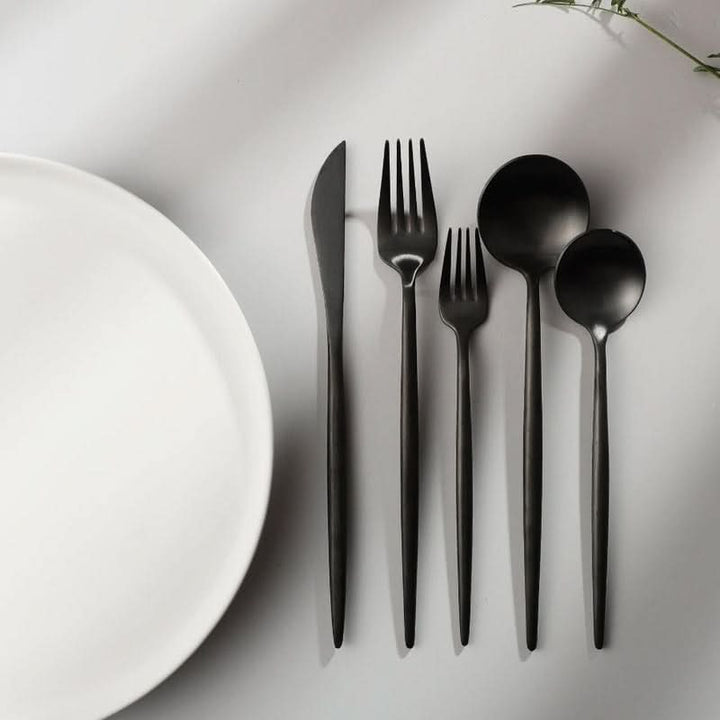 Lisslune | Minimalist Stainless Steel Cutlery Set