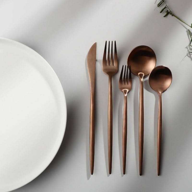 Lisslune | Minimalist Stainless Steel Cutlery Set