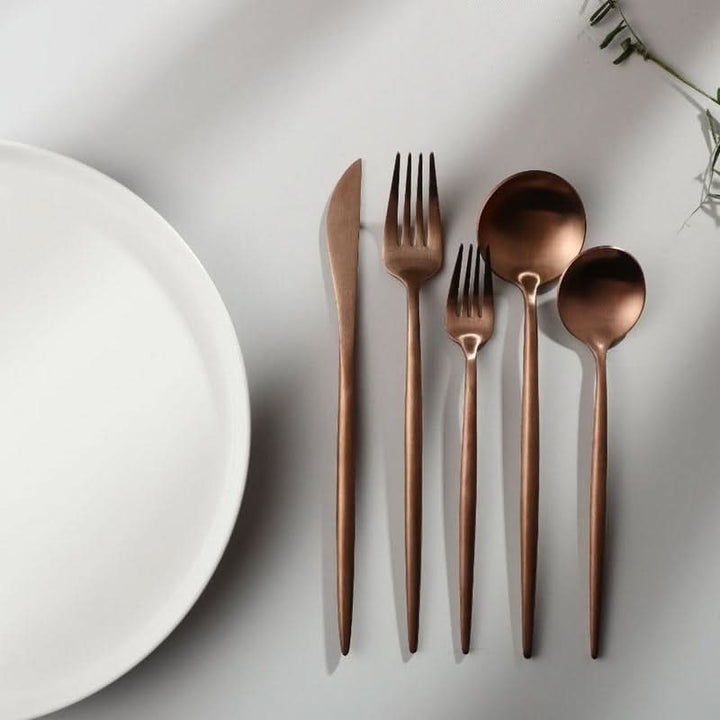 Lisslune | Minimalist Stainless Steel Cutlery Set