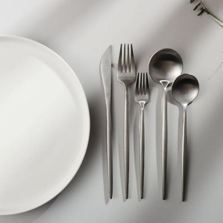 Lisslune | Minimalist Stainless Steel Cutlery Set