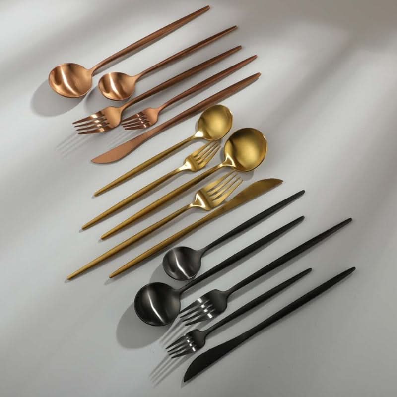 Lisslune | Minimalist Stainless Steel Cutlery Set