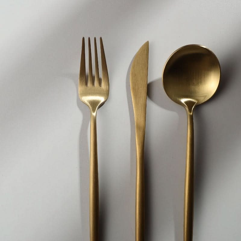 Lisslune | Minimalist Stainless Steel Cutlery Set