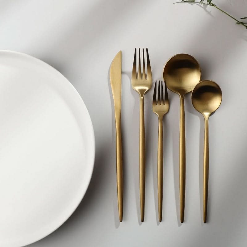 Lisslune | Minimalist Stainless Steel Cutlery Set