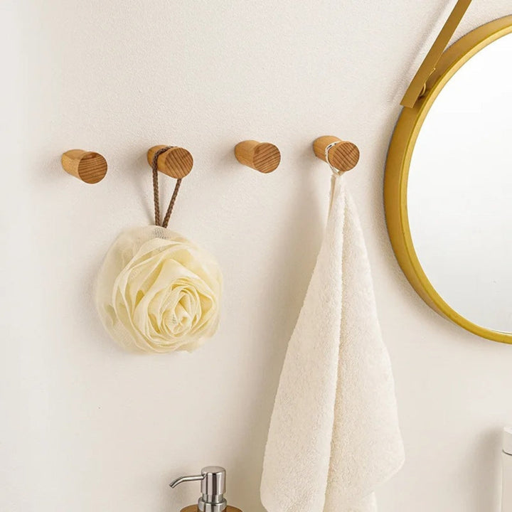 Lisslune | Minimalist Beech Wood Wall-Mounted Hook