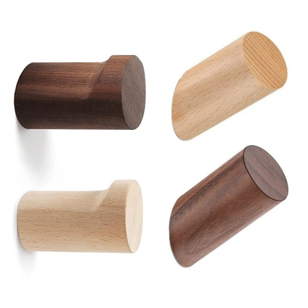 Lisslune | Minimalist Beech Wood Wall-Mounted Hook