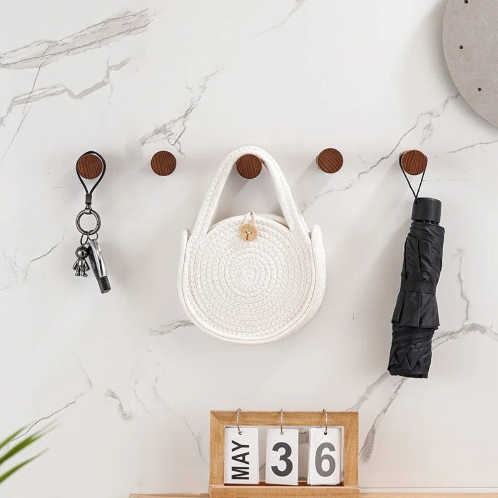 Lisslune | Minimalist Beech Wood Wall-Mounted Hook