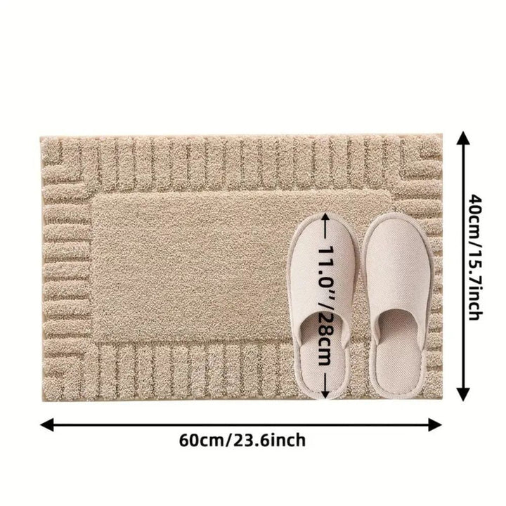 Lisslune | Minimalist Stripe Bath Rug Mat