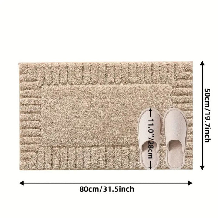 Lisslune | Minimalist Stripe Bath Rug Mat