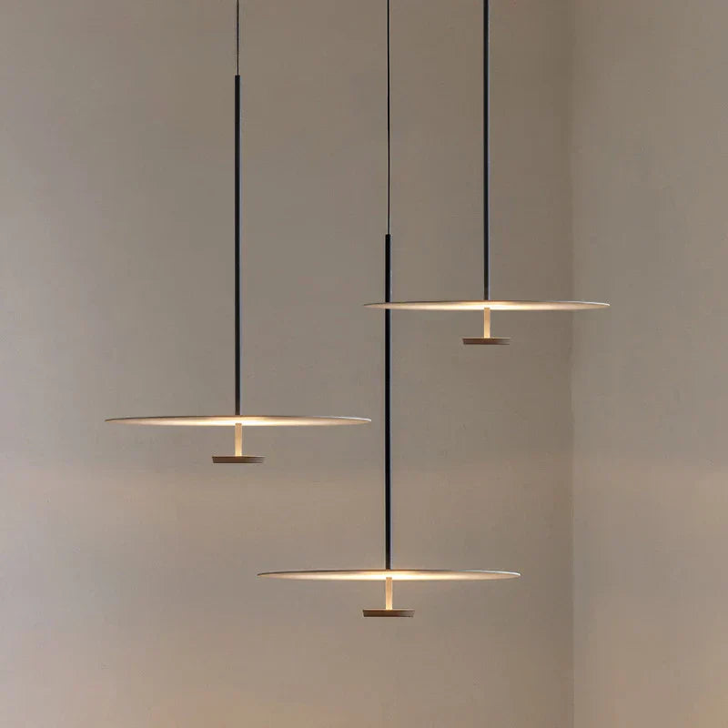 Lisslune | HaloGlow – Sleek Ring Pendant Light
