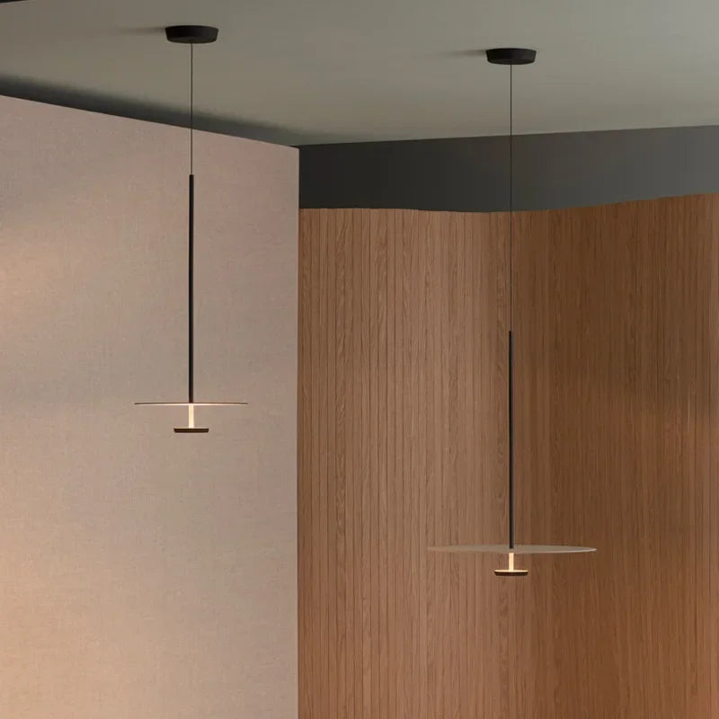 Lisslune | HaloGlow – Sleek Ring Pendant Light