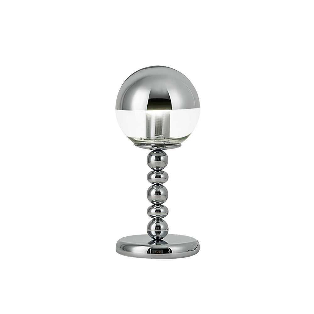 Lisslune | MirrorGlow – Minimalist Chrome Table Lamp