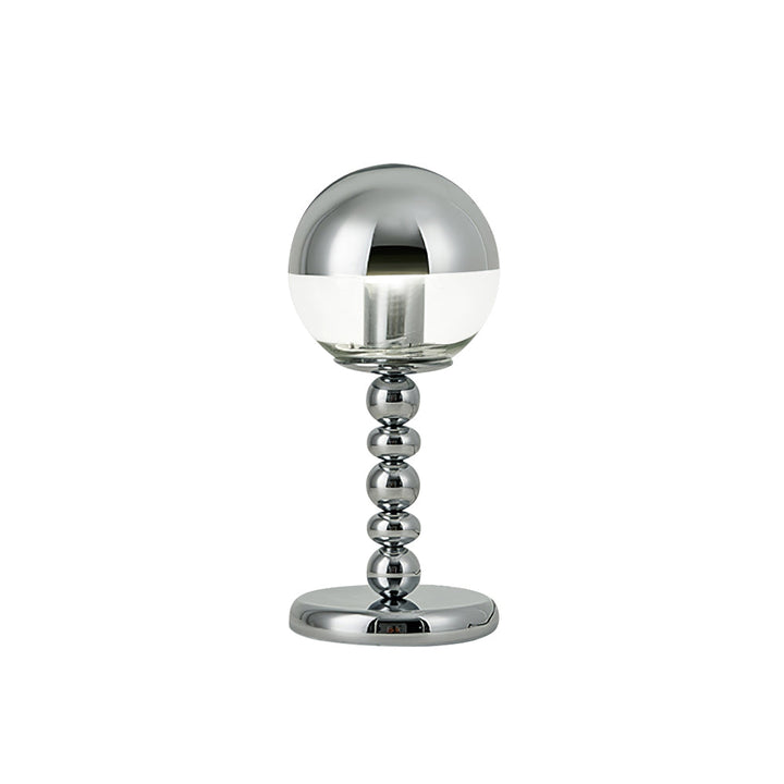 Lisslune | MirrorGlow – Minimalist Chrome Table Lamp