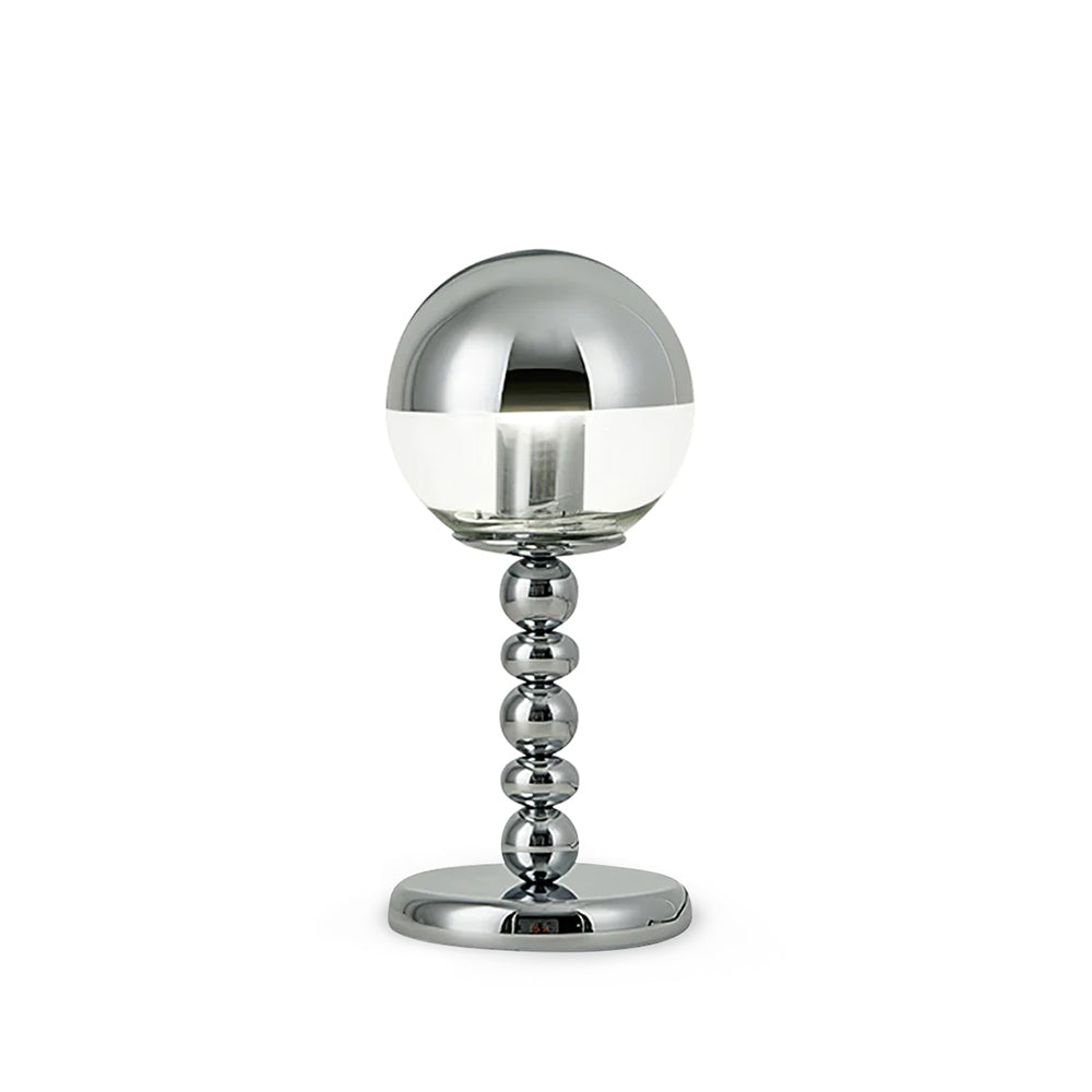 Lisslune | MirrorGlow – Minimalist Chrome Table Lamp