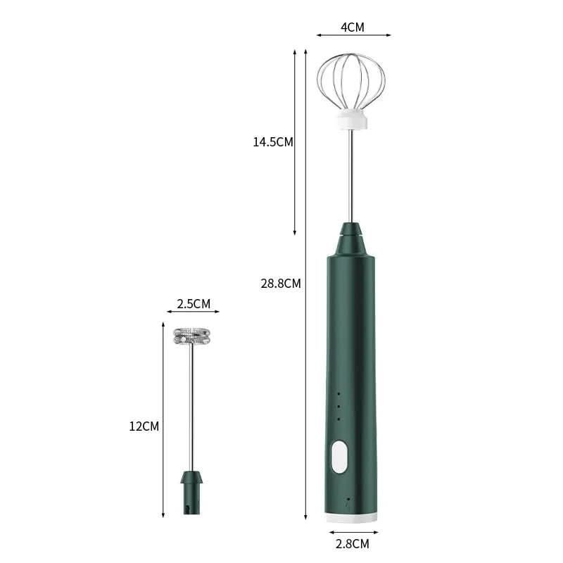 Lisslune | Powerful Mini Hand Mixer for Kitchen and Coffee