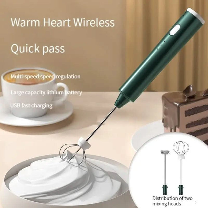 Lisslune | Powerful Mini Hand Mixer for Kitchen and Coffee