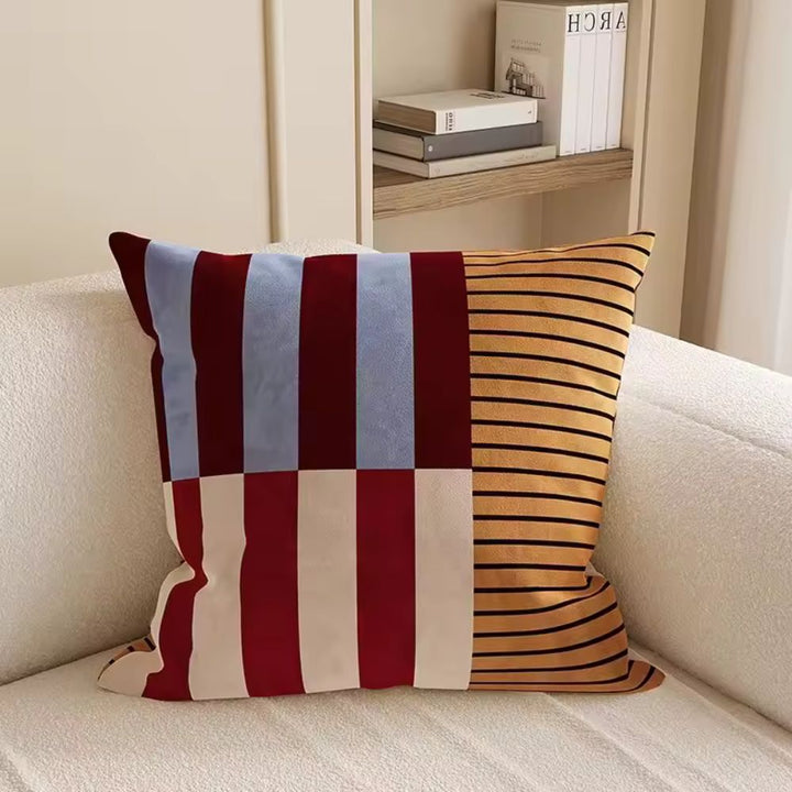 Lisslune | Mod Blocks Striped Cushion Cover