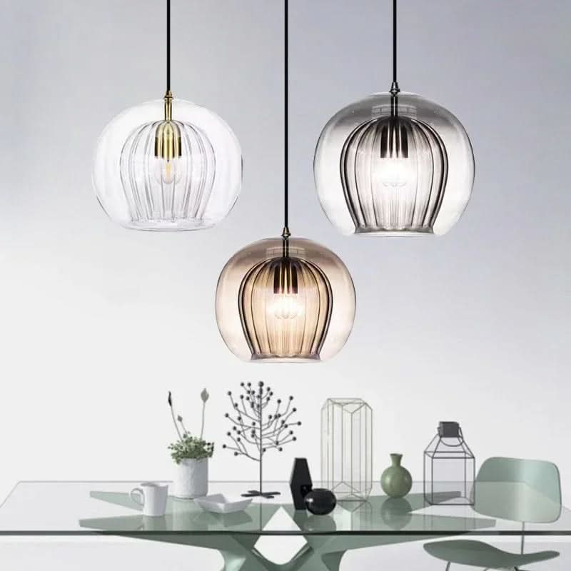 Lisslune | Modern Glass Pendant Light for Dining Room