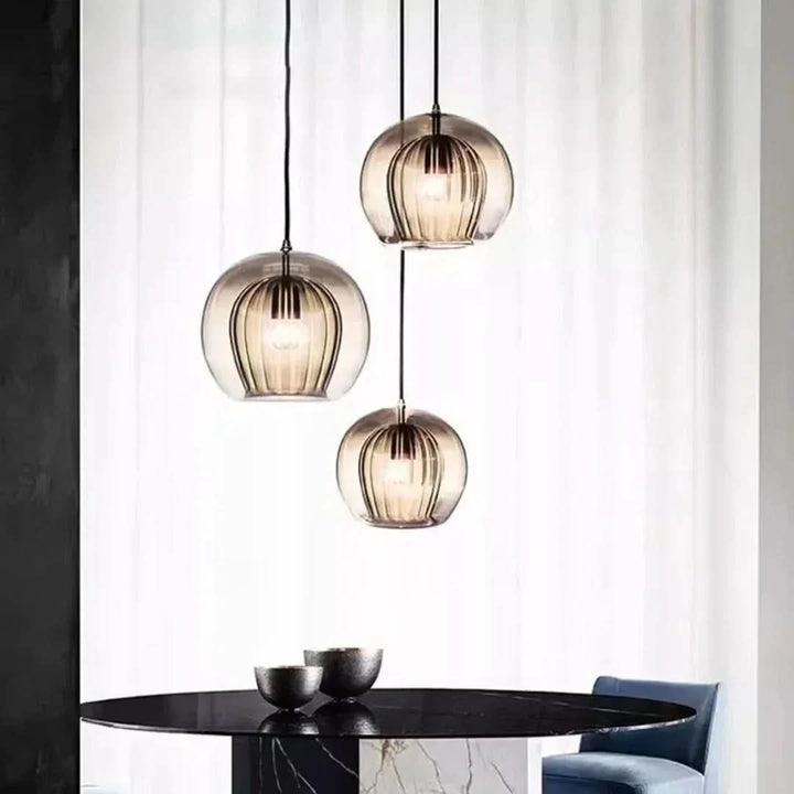 Lisslune | TimberGlow - Modern Glass Pendant Light