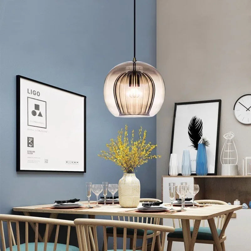 Lisslune | Pendant light made of modern glass for an elegant look