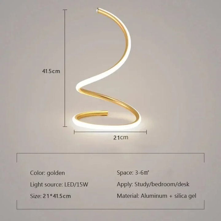 Lisslune | GlowStream - Modern LED Table Lamp