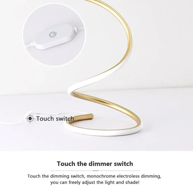 Lisslune | GlowStream - Modern LED Table Lamp