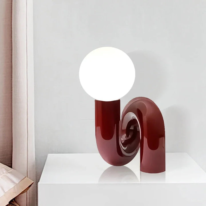 Lisslune | LumiArt – Elegant table lamp with artistic glass design