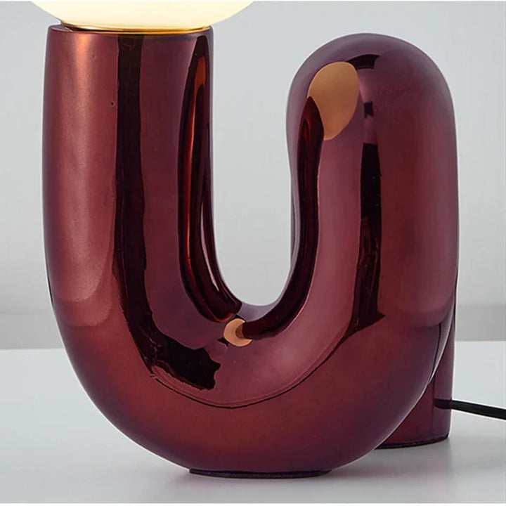 Lisslune | LumiArt – Elegant table lamp with artistic glass design