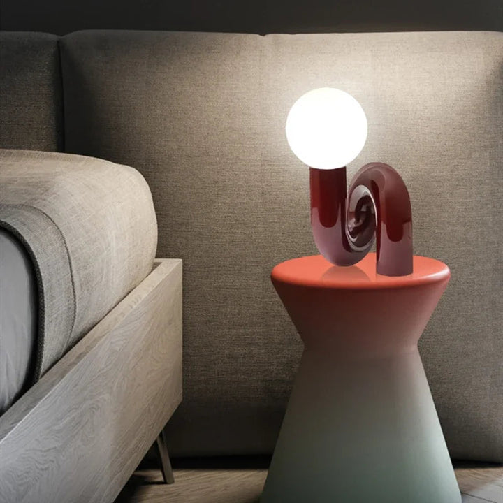 Lisslune | LumiArt – Elegant table lamp with artistic glass design