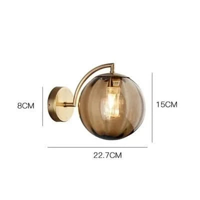 Lisslune | LuxeCrystal Modern Glass Wall Lamp