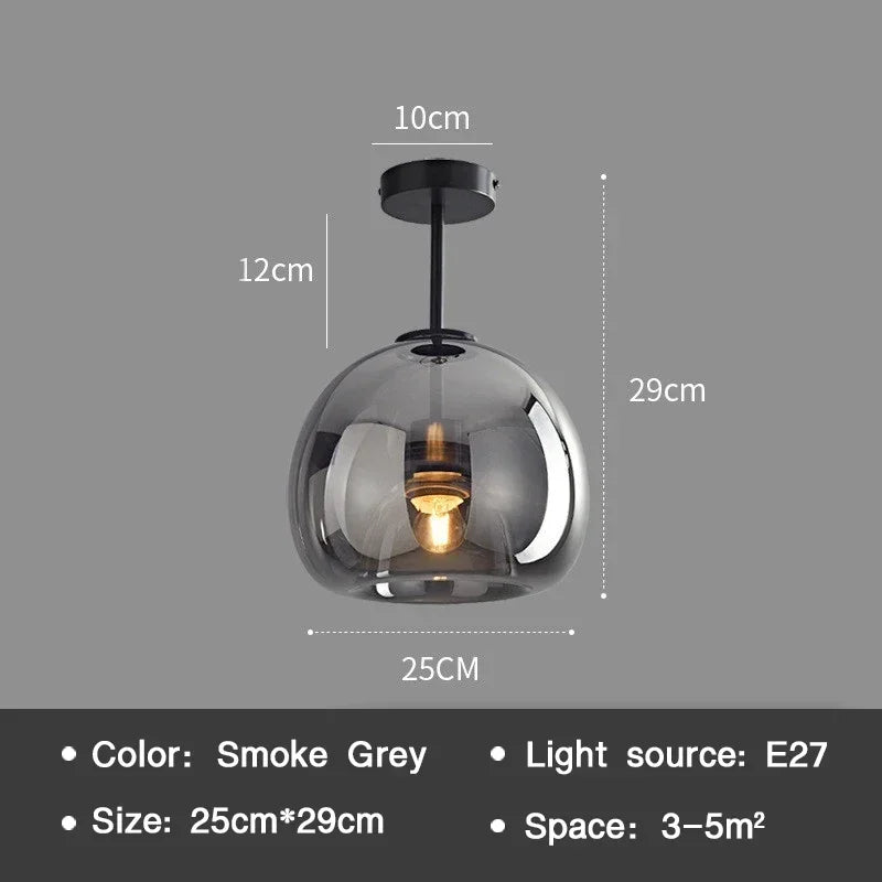 Lisslune | EssenceGlow - Glass Ceiling Light