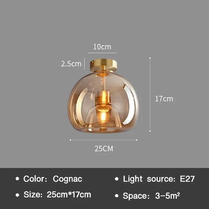 Lisslune | EssenceGlow - Glass Ceiling Light