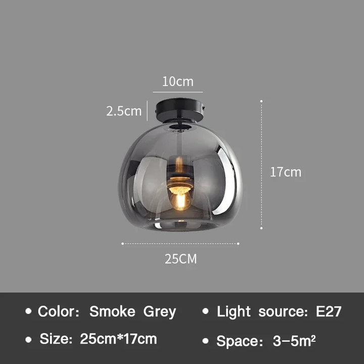 Lisslune | EssenceGlow - Glass Ceiling Light