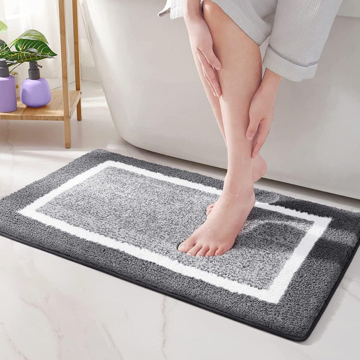 Lisslune | Modern Border Anti-Slip Bath Mat