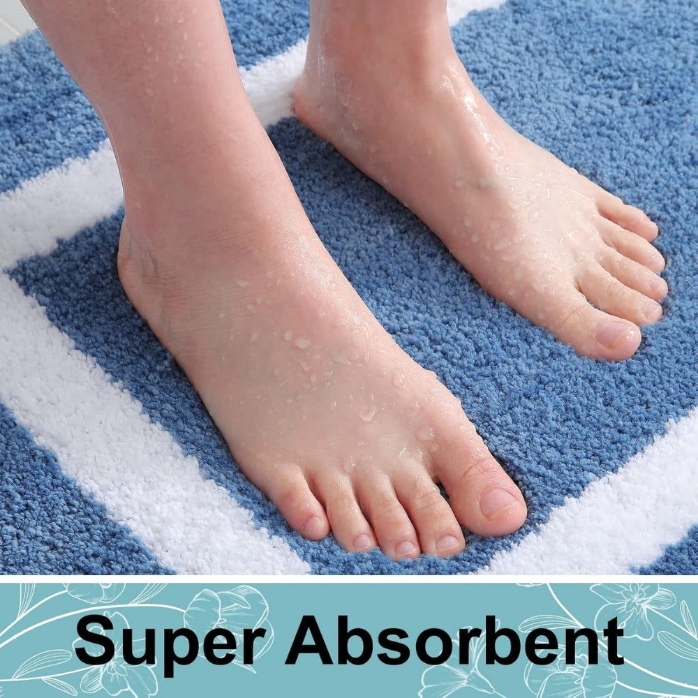 Lisslune | Modern Border Anti-Slip Bath Mat