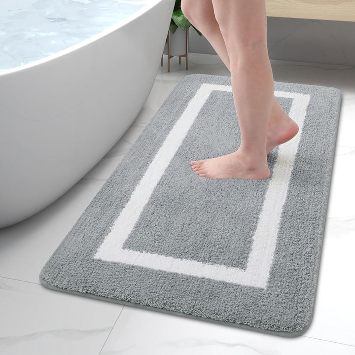 Lisslune | Modern Border Anti-Slip Bath Mat