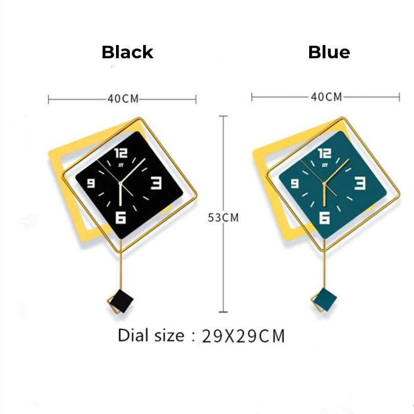 Lisslune | EternaSwing Wall Clock – Timeless Elegance & Modern Design