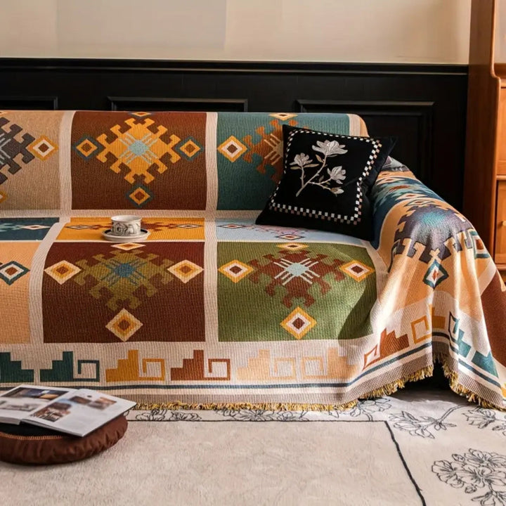 Lisslune | Modern Geometric Tribal Sofa Cover