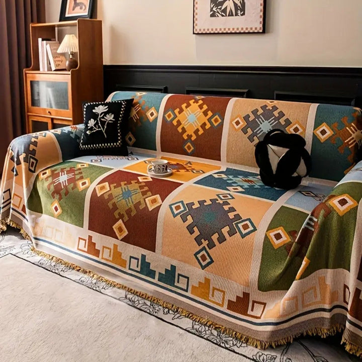 Lisslune | Modern Geometric Tribal Sofa Cover