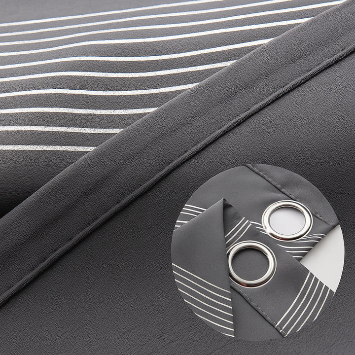 Lisslune | Modern Wave Pattern Blackout Curtain