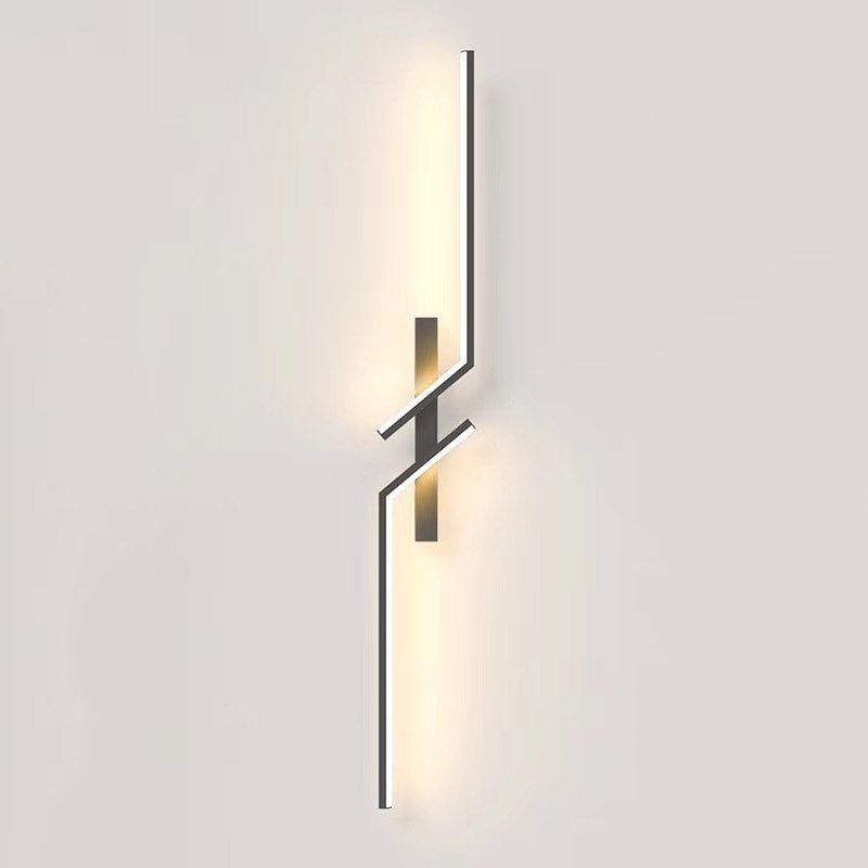 Lisslune | Creative LED wall lamp with stripe design | Modern design and dimmable light in 3 colors