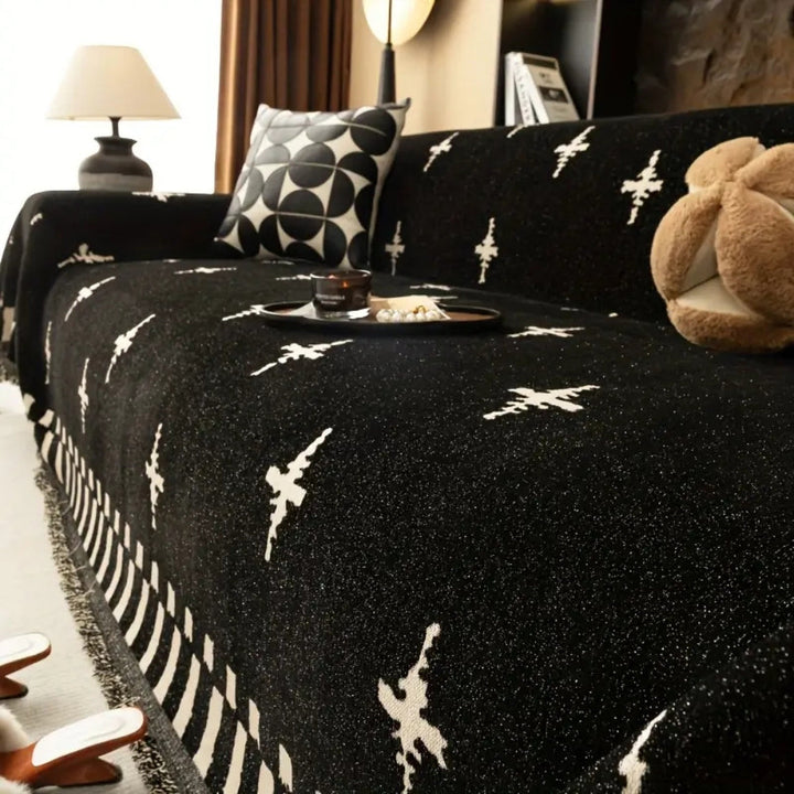 Lisslune | Modern Cross Pattern Sofa Cover
