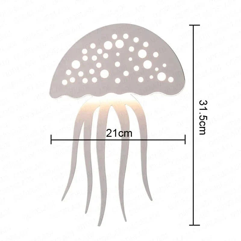 Lisslune | GlimmerCoral Jellyfish LED Wall Lamp