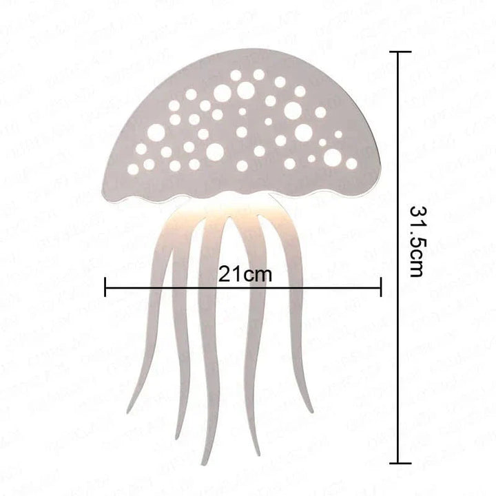 Lisslune | GlimmerCoral Jellyfish LED Wall Lamp