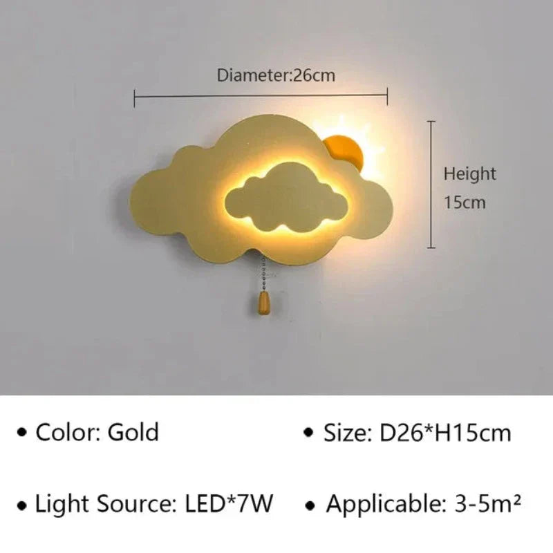 Lisslune | LED wall lamp for children's rooms and corridors