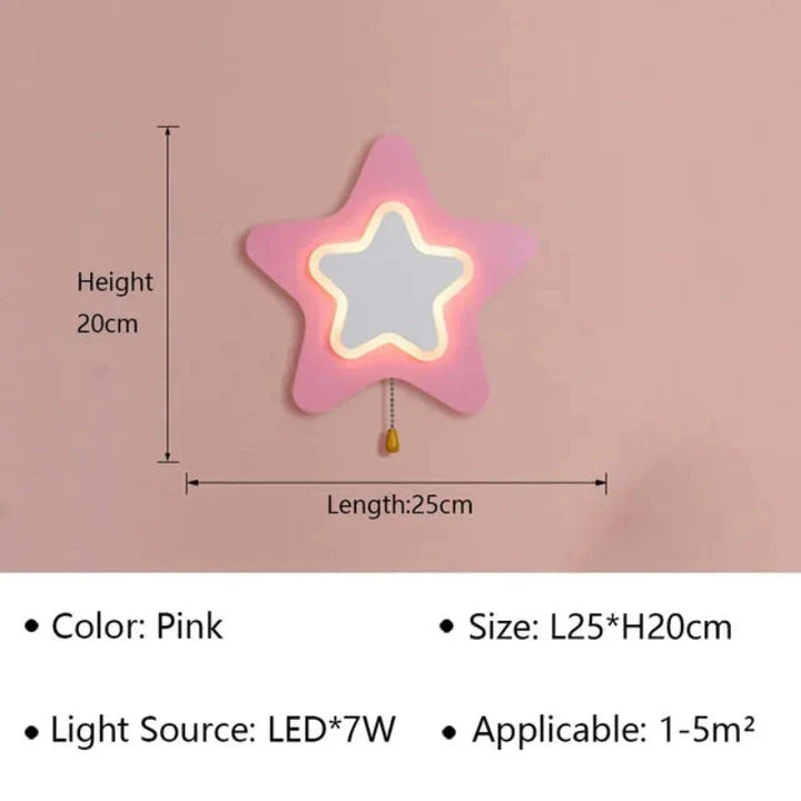 Lisslune | LED wall lamp for children's rooms and corridors